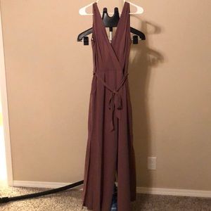 Dusty Rose Jumpsuit